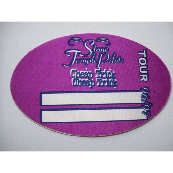 Cheap Trick Stone Temple Pilots Backstage Concert Pass Original 96/97 Rock STP - Picture 1 of 2